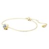 Oktagonarmbånd med laboratoriefremstillede diamanter på i alt 0,5 ct, oktagonform, 14K gult guld