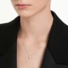 Oktagonformet vedhæng med laboratoriefremstillede diamanter, 0,5 ct i alt, oktagonform, 14K hvidguld Oktagonformet vedhæng med laboratoriefremstillede diamanter, 0,5 ct i alt, oktagonform, 14K hvidguld