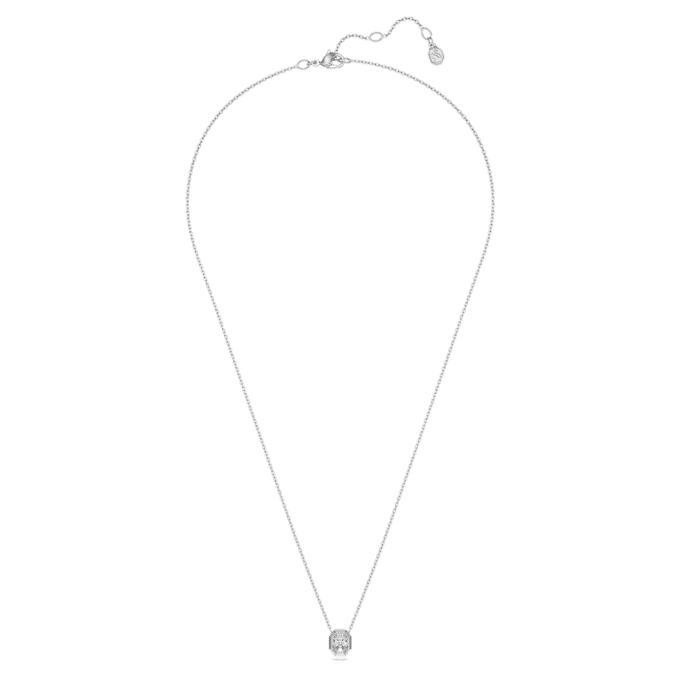 Oktagonformet vedhæng med laboratoriefremstillede diamanter, 0,5 ct i alt, oktagonform, 14K hvidguld Oktagonformet vedhæng med laboratoriefremstillede diamanter, 0,5 ct i alt, oktagonform, 14K hvidguld