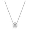 Oktagonformet vedhæng med laboratoriefremstillede diamanter, 0,5 ct i alt, oktagonform, 14K hvidguld Oktagonformet vedhæng med laboratoriefremstillede diamanter, 0,5 ct i alt, oktagonform, 14K hvidguld
