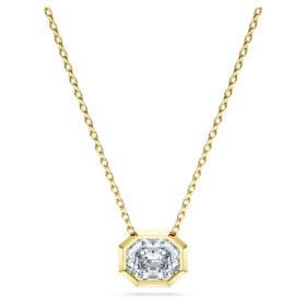 Oktagonformet vedhæng med laboratoriefremstillede diamanter på i alt 1,0 ct, oktagonform, 14K gult guld Oktagonformet vedhæng med laboratoriefremstillede diamanter på i alt 1,0 ct, oktagonform, 14K gult guld
