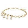 Oktagonhalskæde med laboratoriefremstillede diamanter, 12,56 ct i alt, blandede former, 18K gult guld Oktagonhalskæde med laboratoriefremstillede diamanter, 12,56 ct i alt, blandede former, 18K gult guld