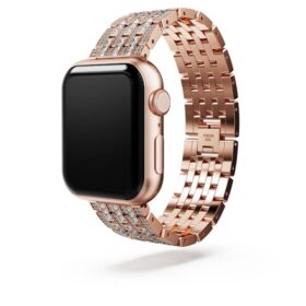 Princess-rem til Apple Watch® 40 mm og 41 mm, rosaguldfarvet, rosaguldfarvet finish