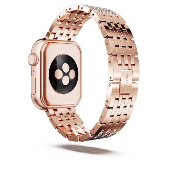 Princess-rem til Apple Watch® 40 mm og 41 mm, rosaguldfarvet, rosaguldfarvet finish Princess-rem til Apple Watch® 40 mm og 41 mm, rosaguldfarvet, rosaguldfarvet finish