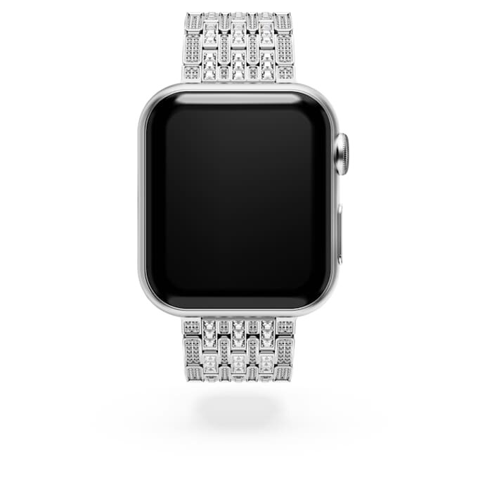 Princess-rem til Apple Watch® 40 mm og 41 mm, sølvfarvet, rustfrit stål Princess-rem til Apple Watch® 40 mm og 41 mm, sølvfarvet, rustfrit stål