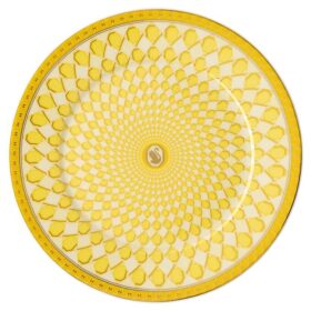 Signum brødtallerken i porcelæn, gul