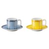 Signum espressosæt i porcelæn, flerfarvet Signum espressosæt i porcelæn, flerfarvet