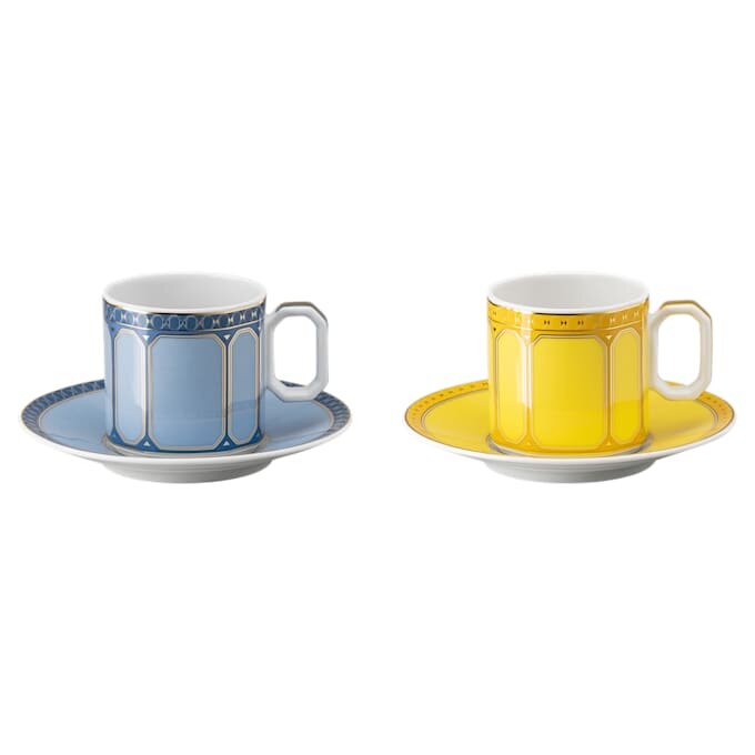 Signum espressosæt i porcelæn, flerfarvet Signum espressosæt i porcelæn, flerfarvet