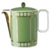 Signum kaffekande i porcelæn, grøn