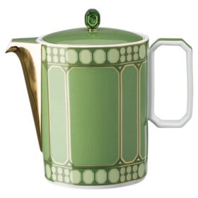 Signum kaffekande i porcelæn, grøn