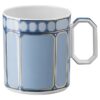 Signum-krus med låg, porcelæn, blå Signum-krus med låg, porcelæn, blå