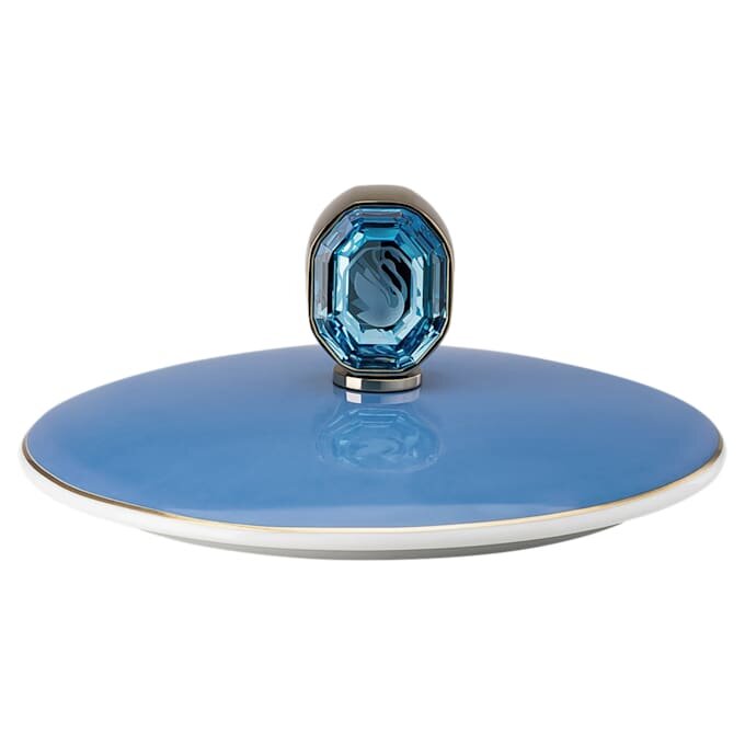 Signum-krus med låg, porcelæn, blå Signum-krus med låg, porcelæn, blå
