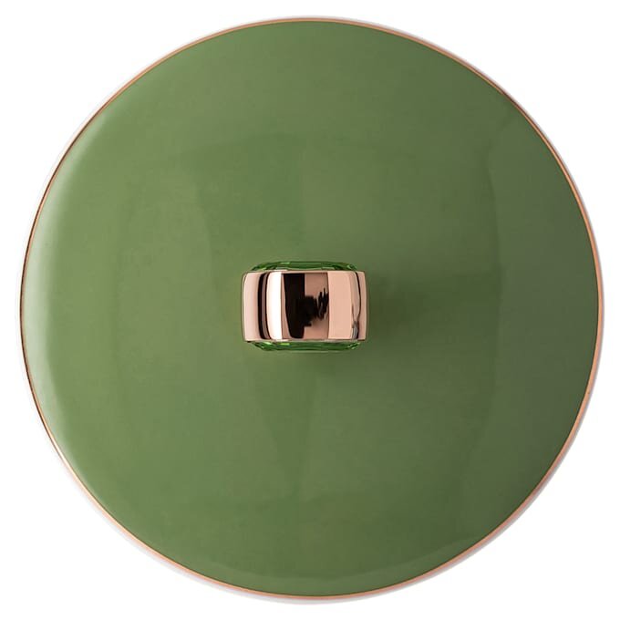 Signum-krus med låg, porcelæn, grøn Signum-krus med låg, porcelæn, grøn
