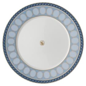 Signum middagstallerken i porcelæn, blå