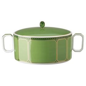 Signum skål i porcelæn, grøn