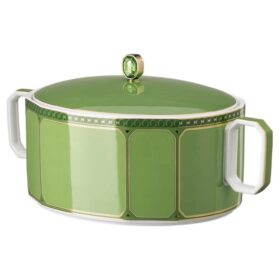 Signum skål i porcelæn, grøn