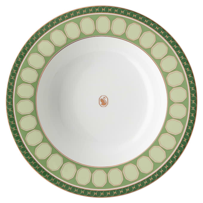 Signum suppetallerken i porcelæn, grøn Signum suppetallerken i porcelæn, grøn