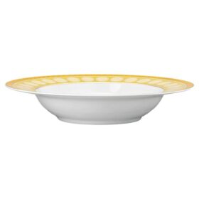 Signum suppetallerken i porcelæn, gul