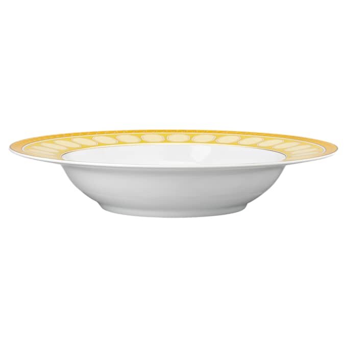 Signum suppetallerken i porcelæn, gul Signum suppetallerken i porcelæn, gul