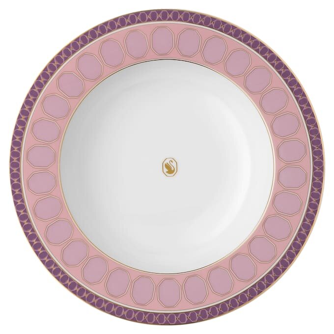 Signum suppetallerken i porcelæn, lyserød Signum suppetallerken i porcelæn, lyserød