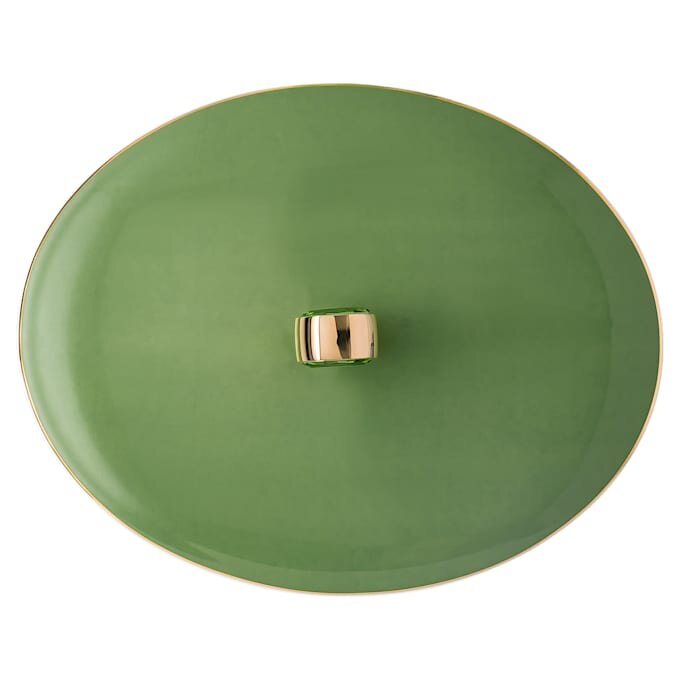 Signum tekande i porcelæn, stor, grøn Signum tekande i porcelæn, stor, grøn
