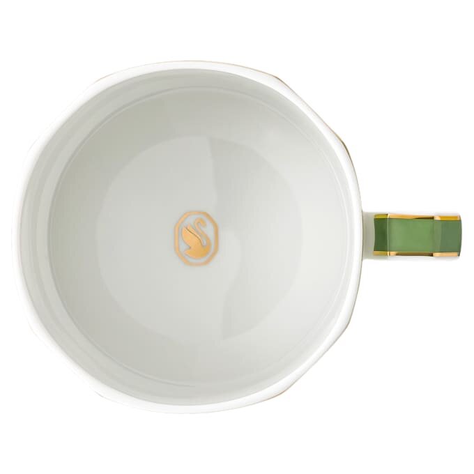 Signum tekop med underkop i porcelæn, grøn Signum tekop med underkop i porcelæn, grøn
