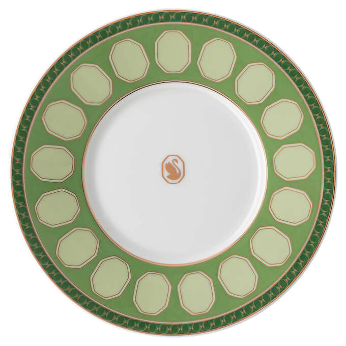 Signum tekop med underkop i porcelæn, grøn Signum tekop med underkop i porcelæn, grøn