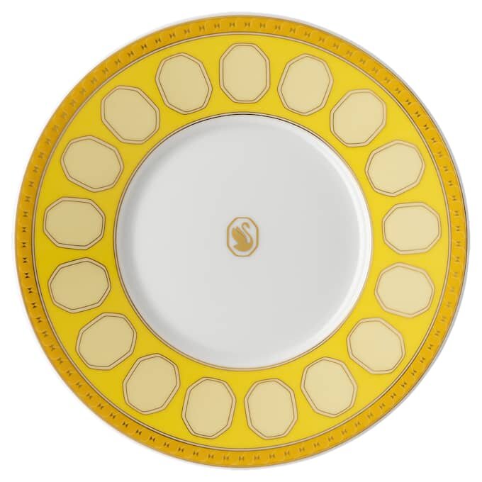 Signum tekop med underkop i porcelæn, gul Signum tekop med underkop i porcelæn, gul