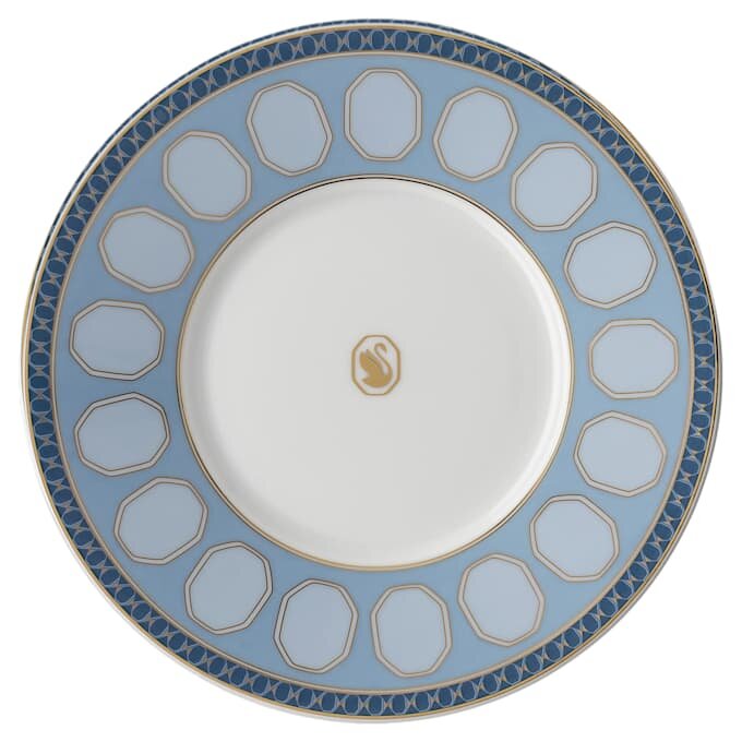 Signum tekop med underkop i porcelæn, blå Signum tekop med underkop i porcelæn, blå