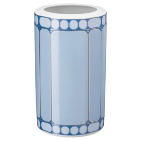 Signum-vase i porcelæn, blå