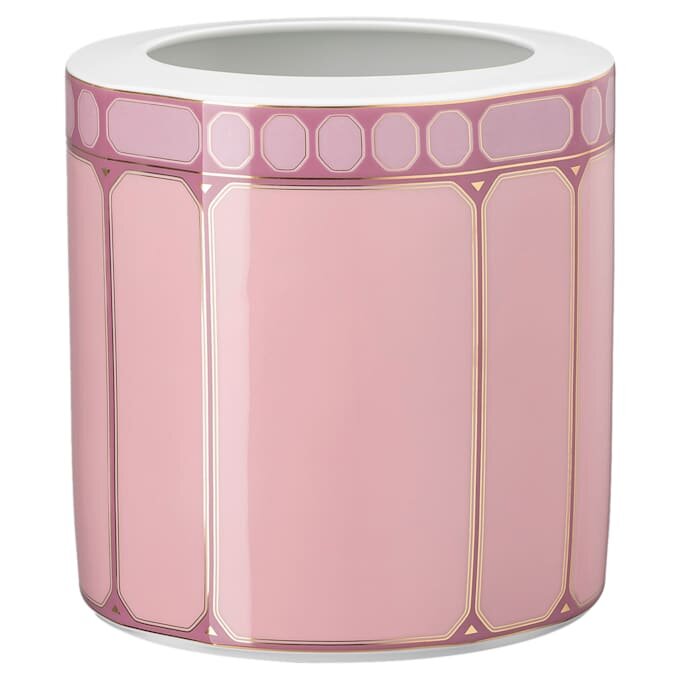 Signum-vase i porcelæn, bred, lyserød Signum-vase i porcelæn, bred, lyserød