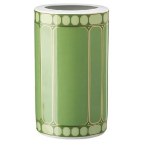 Signum-vase i porcelæn, stor, grøn