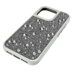 Smartphone-etui med spredt design, iPhone® 16 Pro, sølvfarvet