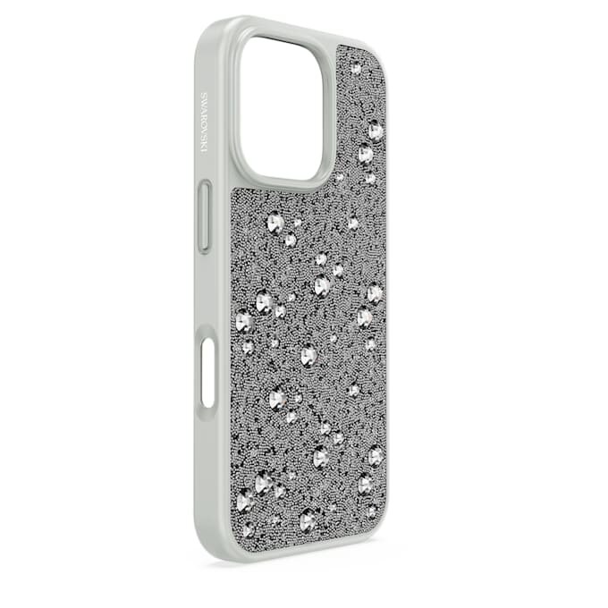Smartphone-etui med spredt design, iPhone® 16 Pro, sølvfarvet Smartphone-etui med spredt design, iPhone® 16 Pro, sølvfarvet