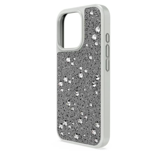 Smartphone-etui med spredt design, iPhone® 16 Pro, sølvfarvet Smartphone-etui med spredt design, iPhone® 16 Pro, sølvfarvet