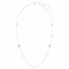Snake Strandage Crystal Pearl, blandede slibninger, Slangens år, hvid, rhodineret