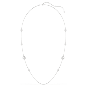 Snake Strandage Crystal Pearl, blandede slibninger, Slangens år, hvid, rhodineret Snake Strandage Crystal Pearl, blandede slibninger, Slangens år, hvid, rhodineret