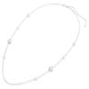 Snake Strandage Crystal Pearl, blandede slibninger, Slangens år, hvid, rhodineret