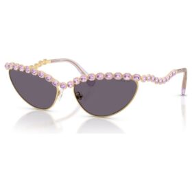 Solbriller i Cat-Eye-form, lilla