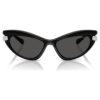 Solbriller i cat-eye-form, Sk6038, sort