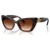 Solbriller i Cat-Eye-form, Sk6047, mørkebrune Solbriller i Cat-Eye-form, Sk6047, mørkebrune