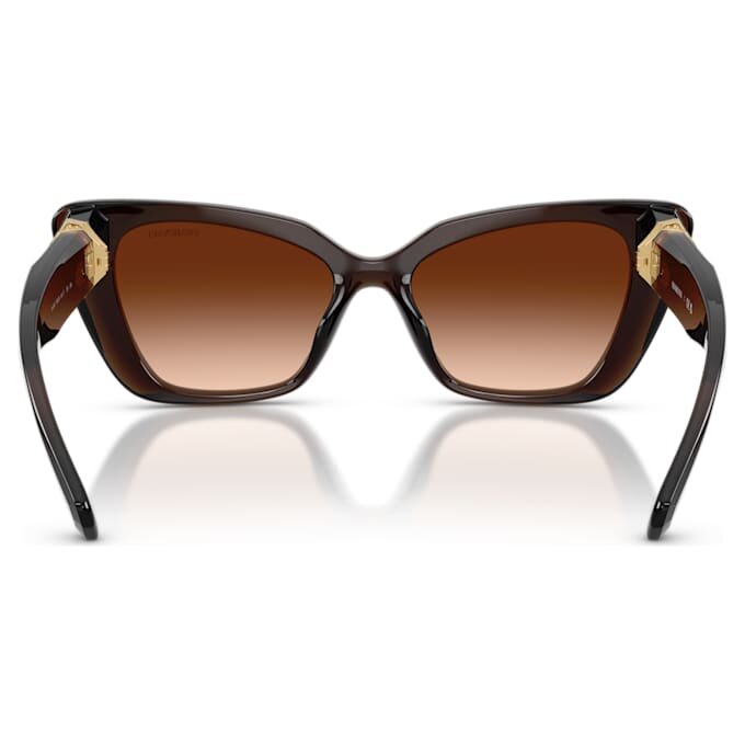Solbriller i Cat-Eye-form, Sk6047, mørkebrune Solbriller i Cat-Eye-form, Sk6047, mørkebrune