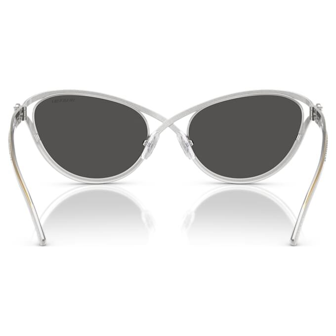 Solbriller i Cat-Eye-form, Sk7025, sølvfarvet Solbriller i Cat-Eye-form, Sk7025, sølvfarvet