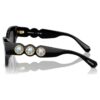 Solbriller i Cat-Eye-form, sort