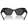 Solbriller i Cat-Eye-form, sort