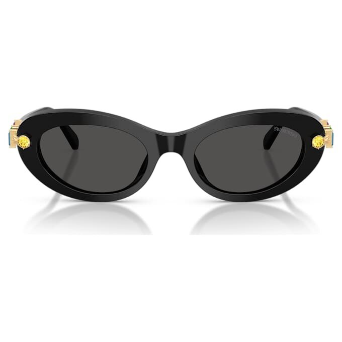Solbriller i oval form, sort Solbriller i oval form, sort