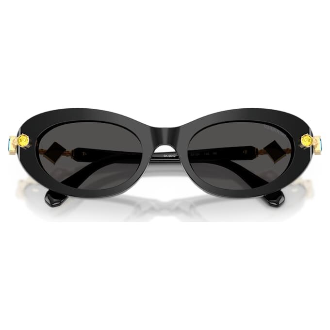 Solbriller i oval form, sort Solbriller i oval form, sort