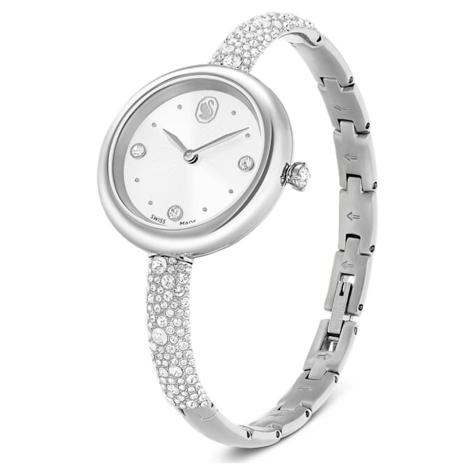 Sublima armbåndsur, fremstillet i Schweiz, metalarmbånd, sølvfarvet, rustfrit stål Sublima armbåndsur, fremstillet i Schweiz, metalarmbånd, sølvfarvet, rustfrit stål