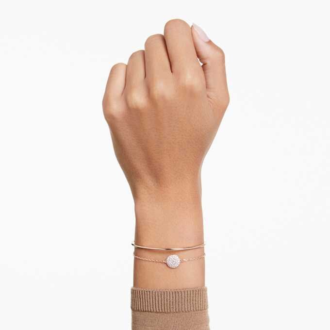 Sublima armring, hvid, rosaguldbelagt Sublima armring, hvid, rosaguldbelagt