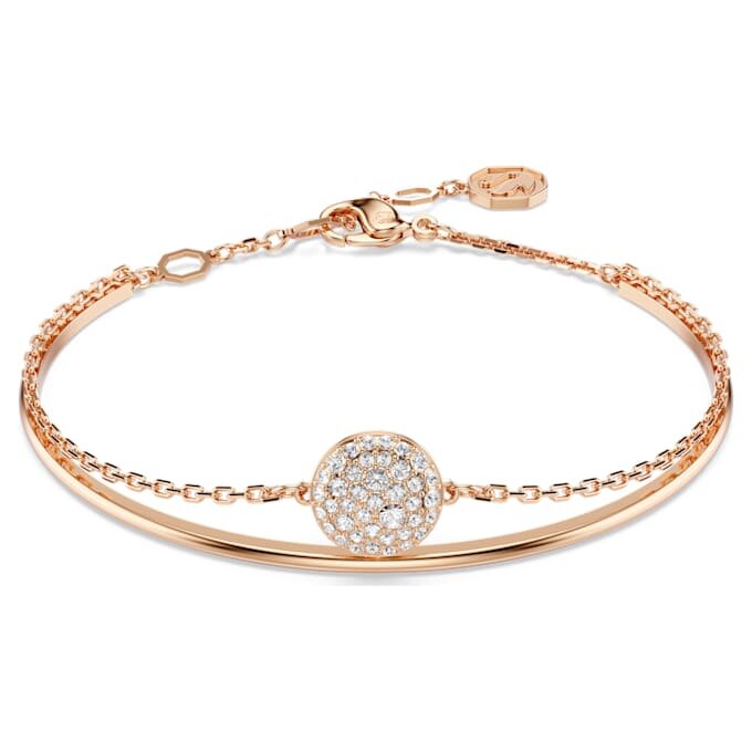Sublima armring, hvid, rosaguldbelagt Sublima armring, hvid, rosaguldbelagt